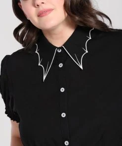 HELL BUNNY Corporate + Office Wear Drusilla [Black/White] | TOP -VERA’S EYECANDY Shop hell bunny drusilla black white top 9 bcca91c8 f1b2 4d64 92ce 0cee2bc15305 700x700