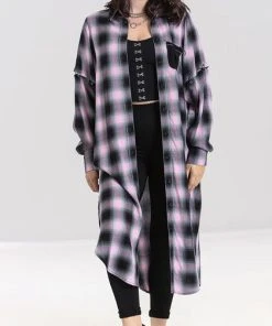 HELL BUNNY All Hayley [Pink] | SHIRT DRESS*