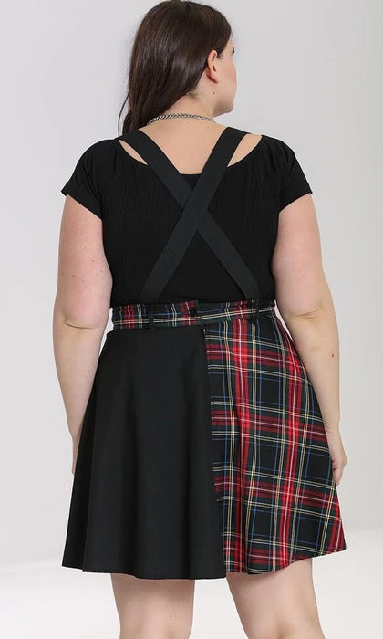 HELL BUNNY All Heather | PINAFORE DRESS - Image 8