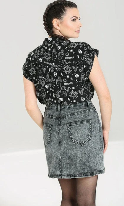 HELL BUNNY All Hello Goodbye | SHIRT - Image 11