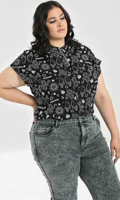 HELL BUNNY All Hello Goodbye | SHIRT - Image 4