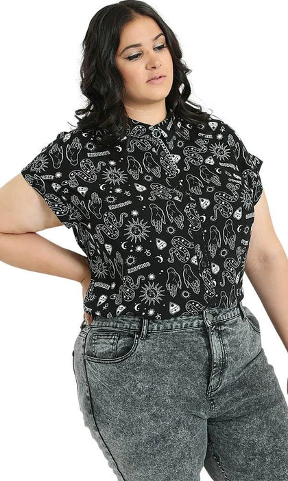 HELL BUNNY All Hello Goodbye | SHIRT