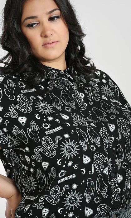 HELL BUNNY All Hello Goodbye | SHIRT - Image 5