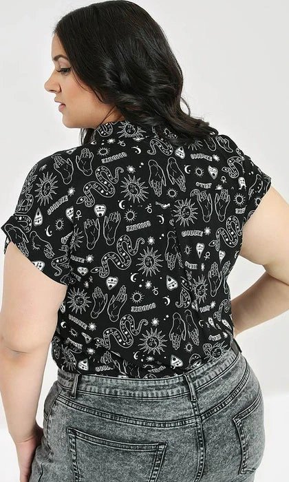 HELL BUNNY All Hello Goodbye | SHIRT - Image 3