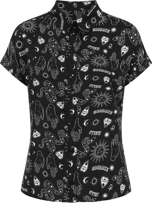 HELL BUNNY All Hello Goodbye | SHIRT - Image 6