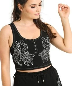 HELL BUNNY All Medusa | CROP TOP