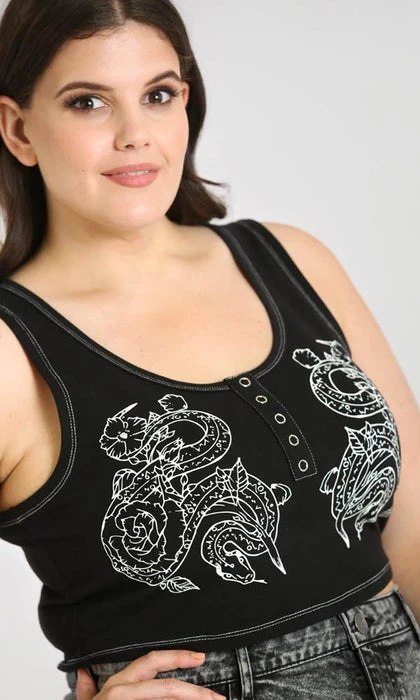 HELL BUNNY All Medusa | CROP TOP - Image 5