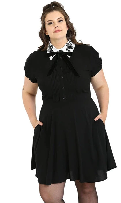 HELL BUNNY Corporate + Office Wear Serpentine | MINI DRESS 3 HELL BUNNY Corporate + Office Wear Serpentine | MINI DRESS