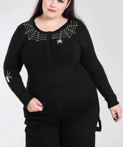 HELL BUNNY Halloween Spider [Black] | CARDIGAN -VERA’S EYECANDY Shop hell bunny spider black cardigan 2 5bf3e8e7 4bcc 404a 9a73 96641bf0646a 700x700