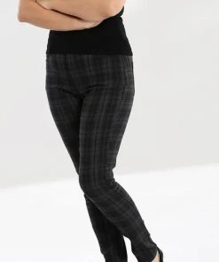 HELL BUNNY Punky Colour Storm | SKINNY PANTS