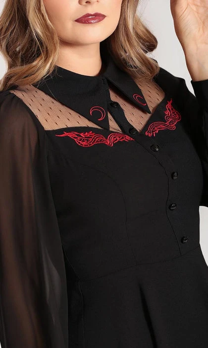 HELL BUNNY The Moon Tallulah | MID DRESS - Image 2