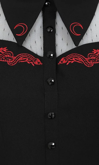 HELL BUNNY The Moon Tallulah | MID DRESS - Image 8