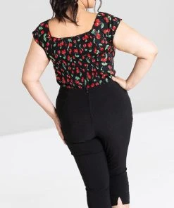 HELL BUNNY Corporate + Office Wear Tina [Black] | CAPRIS -VERA’S EYECANDY Shop hell bunny tina black capris 5 894222b1 56b3 4c58 88f1 fee95faa4c0d 700x700