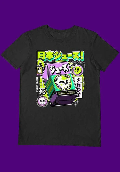 Japanese Juice | T-SHIRT ILUSTRATA Ghosts Japanese Juice | T-SHIRT -VERA’S EYECANDY Shop ilustrata japanese juice t shirt 3 5b5fc5f7 854b 458a 9e14