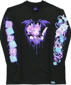 INVASION CLUB Anime & Manga Ink Babies [Black] | LONG TEE