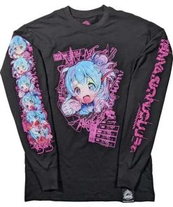 INVASION CLUB Kawaii Decomposition [Black] | LONG SLEEVE TEE -VERA’S EYECANDY Shop invasion club decomposition black long sleeve tee 1 2ecebadb ac86 4345 b345 612edd44b772 700x700