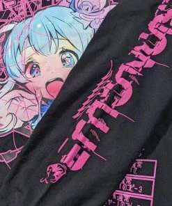 INVASION CLUB Kawaii Decomposition [Black] | LONG SLEEVE TEE -VERA’S EYECANDY Shop invasion club decomposition black long sleeve tee 4 8750f1dd 7f4d 427f 8755 d4737a097413 700x700