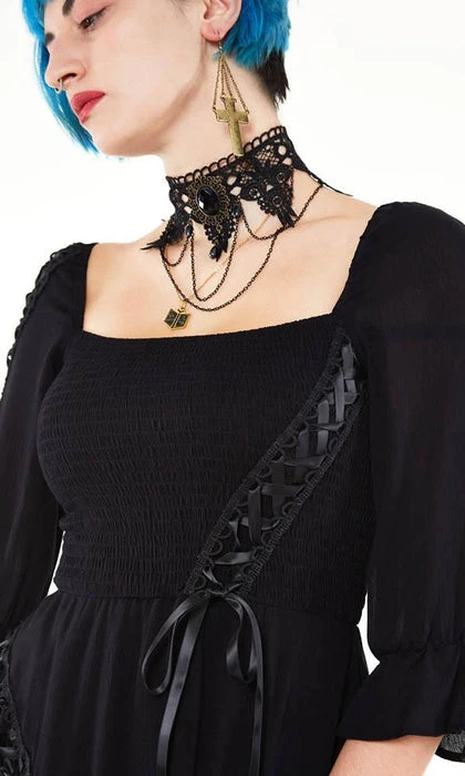 Smocked Satin Ribbon | FLARE DRESS** JAWBREAKER Grunge Smocked Satin Ribbon | FLARE DRESS** -VERA’S EYECANDY Shop jawbreaker smocked flare dress 3 18b8438d d7e2 4cd6 9c56