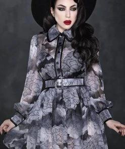 KATAKOMB All Dakota [Grey] | FLORAL DRESS