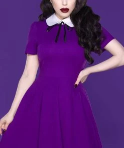 KATAKOMB All Hayley [Purple] | SKATER DRESS