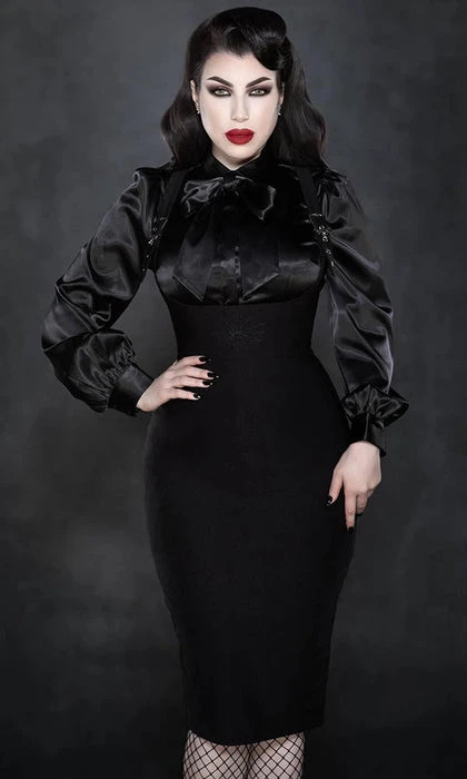 KATAKOMB Corporate + Office Wear Webbed | SUSPENDER SKIRT` 3 KATAKOMB Corporate + Office Wear Webbed | SUSPENDER SKIRT`