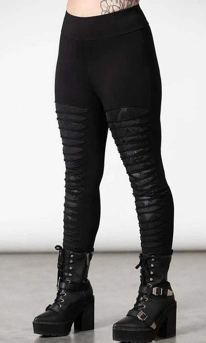 KILLSTAR Grunge Assent | SLASHED LEGGINGS 4 KILLSTAR Grunge Assent | SLASHED LEGGINGS - Image 2
