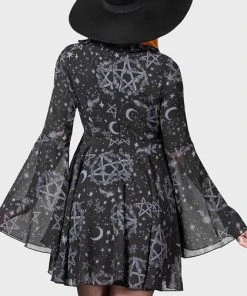 KILLSTAR The Moon Astral Willow | DRESS -VERA’S EYECANDY Shop killstar astral willow dress 6 700x700