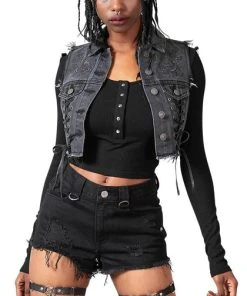 KILLSTAR Grunge Azalia | DENIM VEST
