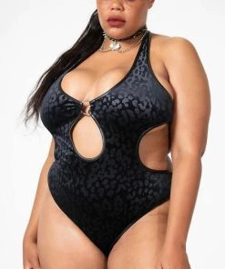 KILLSTAR All Barbarella [Black] | HALTER BODYSUIT*
