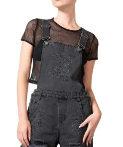 KILLSTAR Grunge Blackbell | DENIM OVERALLS