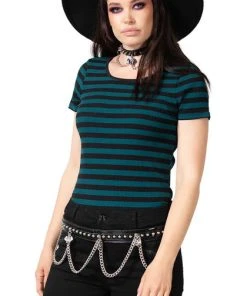 KILLSTAR All Blair [Green] | SHORT SLEEVE TOP