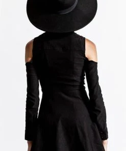 KILLSTAR Punky Colour Chaotica [Black] | SHIRT-DRESS** -VERA’S EYECANDY Shop killstar chaotica black shirt dress 4 5b4514df f46f 4a31 900e b530bac2d07e 700x700