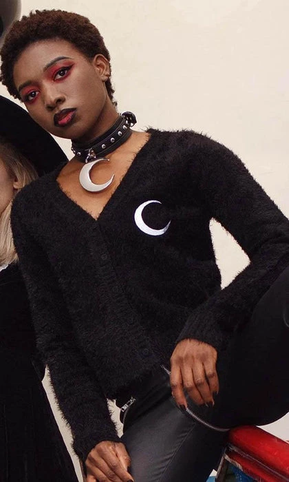 KILLSTAR The Moon Crescent | KNIT CARDIGAN^ - Image 5