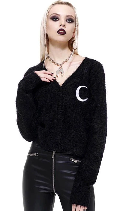 KILLSTAR The Moon Crescent | KNIT CARDIGAN^