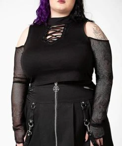 KILLSTAR All Dark Half | LONG SLEEVE TOP 7 KILLSTAR All Dark Half | LONG SLEEVE TOP -VERA’S EYECANDY Shop killstar dark half long sleeve top 5 88c2c243 c660 4d4a 9555 ffd2ad402d55 700x700