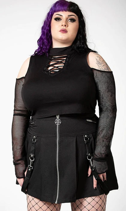 Dark Half | LONG SLEEVE TOP KILLSTAR All Dark Half | LONG SLEEVE TOP -VERA’S EYECANDY Shop killstar dark half long sleeve top 5 88c2c243 c660 4d4a 9555