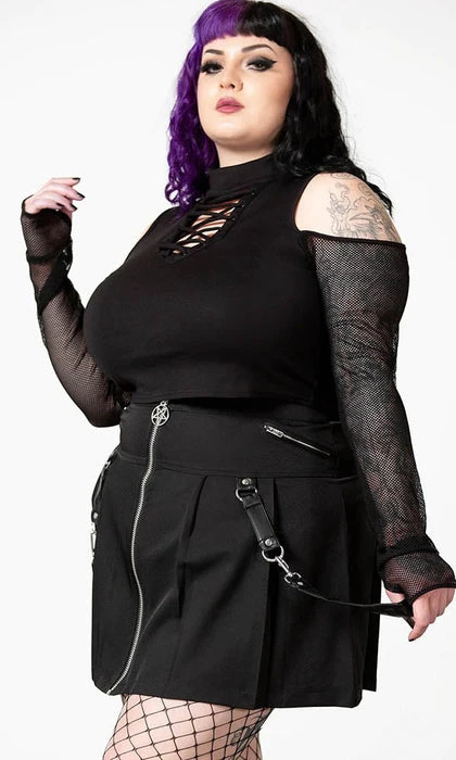 Dark Half | LONG SLEEVE TOP KILLSTAR All Dark Half | LONG SLEEVE TOP -VERA’S EYECANDY Shop killstar dark half long sleeve top 6 9a95861f 2f17 40c7 b8b6