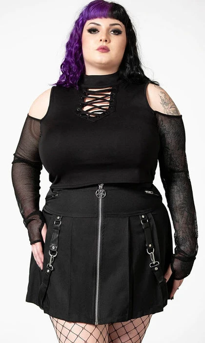 Dark Half | LONG SLEEVE TOP KILLSTAR All Dark Half | LONG SLEEVE TOP -VERA’S EYECANDY Shop killstar dark half long sleeve top 7 ccb925f7 fc94 4430 b65e