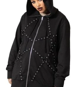 KILLSTAR Grunge Deadlock | ZIP HOODIE*