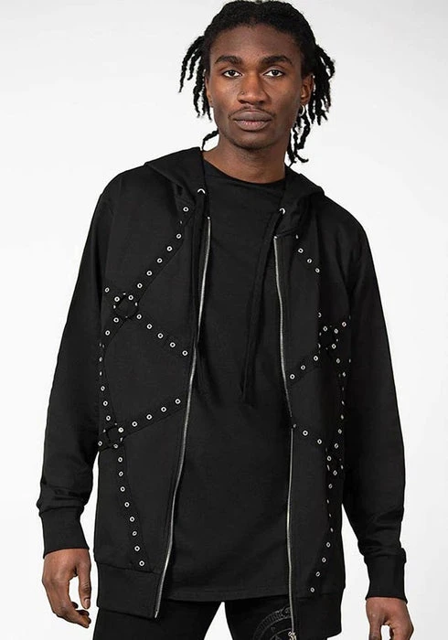 KILLSTAR Grunge Deadlock | ZIP HOODIE* 4 KILLSTAR Grunge Deadlock | ZIP HOODIE* - Image 2