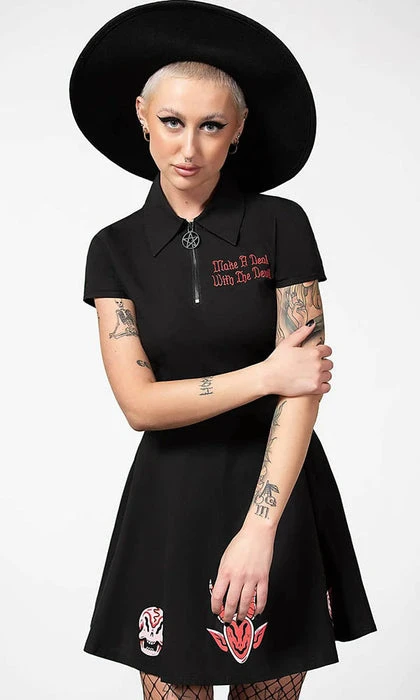 Devil's Contract | COLLAR DRESS KILLSTAR All Devil's Contract | COLLAR DRESS -VERA’S EYECANDY Shop killstar devils contract collar dress 3 fe195623 abcf 4500 950b