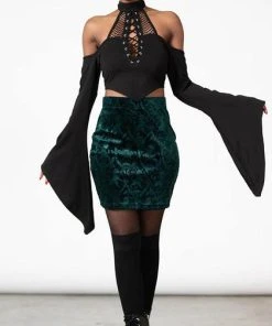 KILLSTAR All Doom Duchess [Emerald] | SKIRT -VERA’S EYECANDY Shop killstar doom duchess emerald skirt 2 d0f4da96 ea77 491d a966 d93f41f081f5 700x700