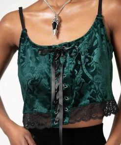 KILLSTAR All Fabled [Emerald] | TANK TOP -VERA’S EYECANDY Shop killstar fabled emerald tank top 3 a22b694e dad1 4cd8 82ce e4453d54320a 700x700