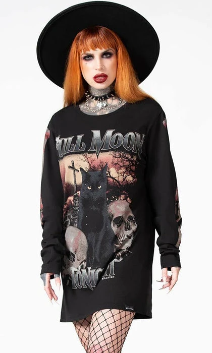 Full Moon | LONG SLEEVE TOP KILLSTAR Cats Full Moon | LONG SLEEVE TOP -VERA’S EYECANDY Shop killstar full moon long sleeve top 3 34d1f69d 517b 4bb3 bc53