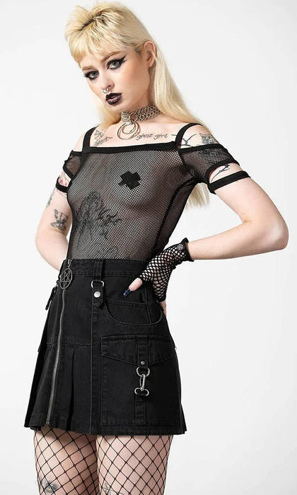 Geiger Zip | MINI SKIRT** KILLSTAR Pentacles & Pentagrams Geiger Zip | MINI SKIRT** -VERA’S EYECANDY Shop killstar geiger zip mini skirt 2 77d3a982 91e0 4712 835f