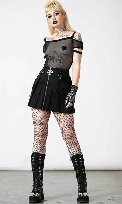 Geiger Zip | MINI SKIRT** KILLSTAR Pentacles & Pentagrams Geiger Zip | MINI SKIRT** -VERA’S EYECANDY Shop killstar geiger zip mini skirt 3 54921a57 8bb7 4285 adad