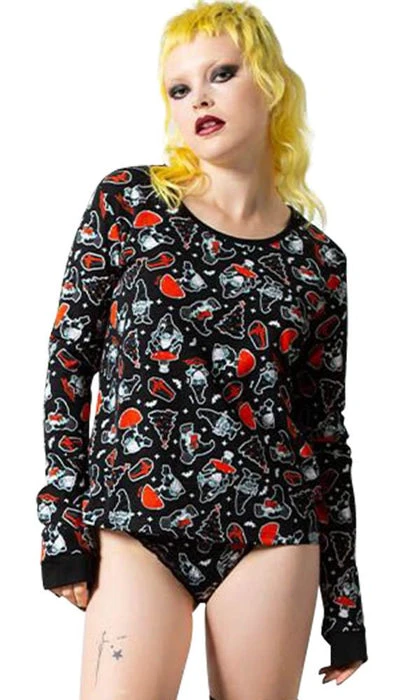KILLSTAR The Nightmare Before Christmas Gnomies | LONG SLEEVE TOP**