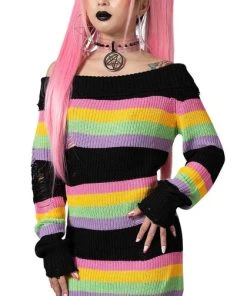 KILLSTAR Pastel Goth Good Vibes | KNIT SWEATER DRESS 4 KILLSTAR Pastel Goth Good Vibes | KNIT SWEATER DRESS -VERA’S EYECANDY Shop killstar good vibes knit sweater dress 1 e44bce49 91d5 4459 8af0 50cc9a4dc540 700x700