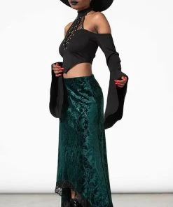 KILLSTAR All Grailed [Emerald] | MAXI SKIRT -VERA’S EYECANDY Shop killstar grailed emerald maxi skirt 3 72696a13 2221 4153 a705 f1cee6193dc0 700x700