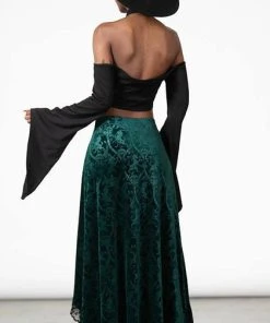 KILLSTAR All Grailed [Emerald] | MAXI SKIRT -VERA’S EYECANDY Shop killstar grailed emerald maxi skirt 4 8ef11d45 6892 4885 8716 70798ab855fd 700x700